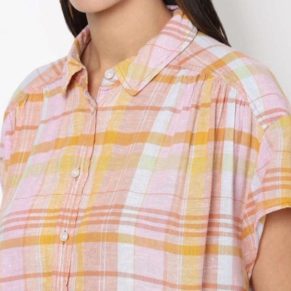 American Eagle Plaid Button-Up Shirt - Picture 3 of 3